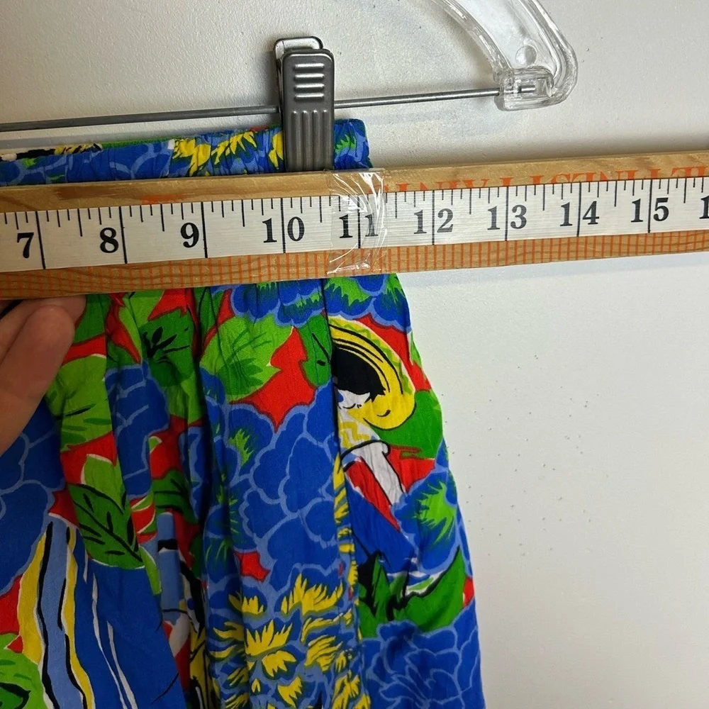 Vtg Jams World Colorful Floral Shorts Tropical Summer Beach Vacation Size S